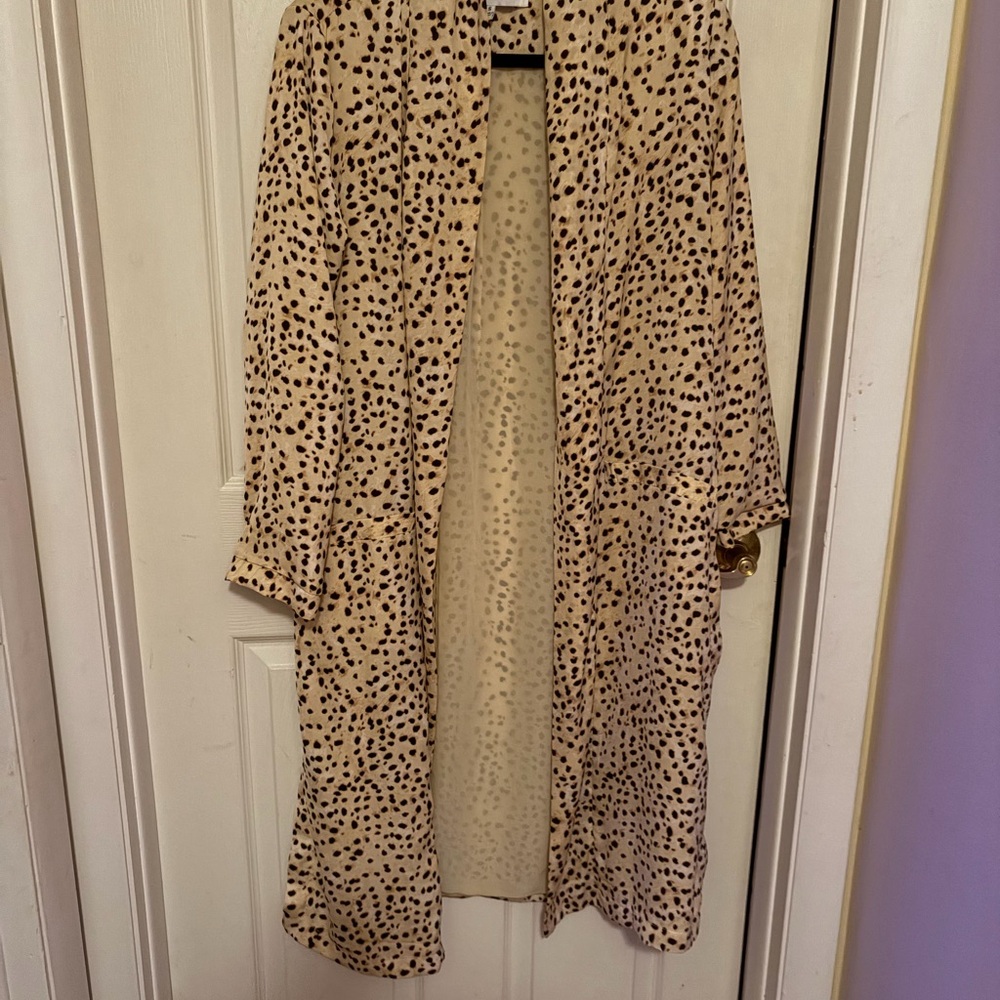 Leopard Print Kimono